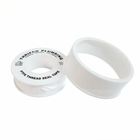 THRIFCO PLUMBING 1/2 Inch x 600 Inch PTFE Thread Sealing Tape 4400157